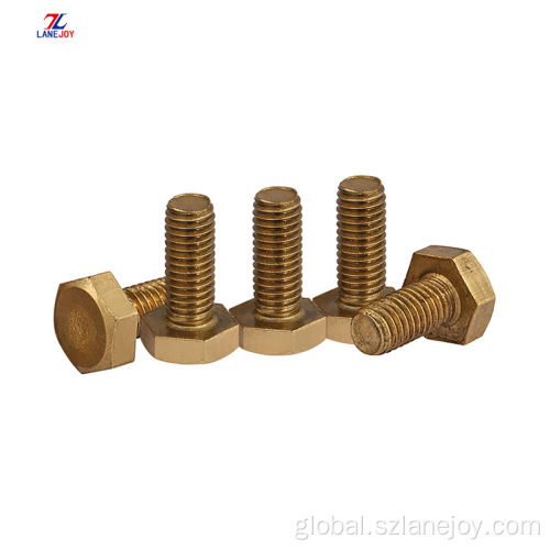 China Copper Hex Bolt Screw Brass Hex Screw Supplier